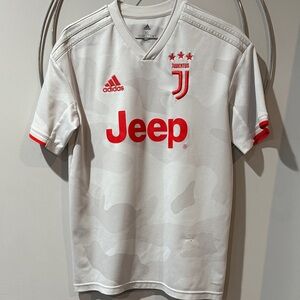 Adidas Juventus White Jersey with Red Details